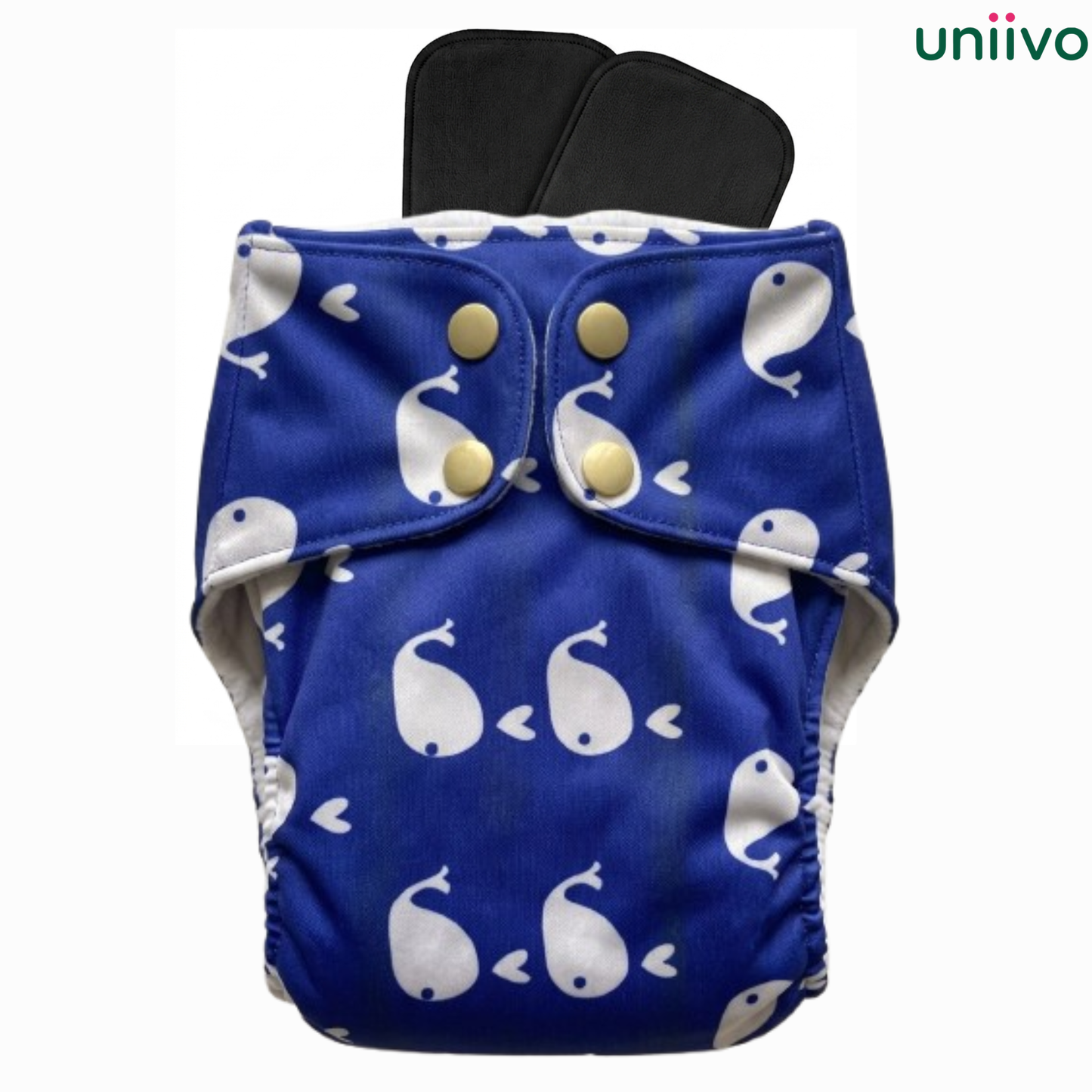 Uniivo Skin Friendly Printed Baby Diaper Pack of 1