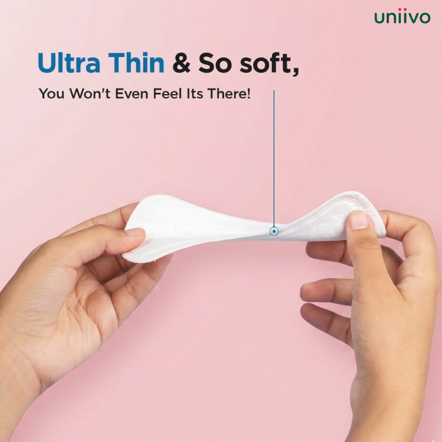 Uniivo Reusable Panty Liners – Soft, Leak-Proof & Washable Daily Hygiene Pads for Women