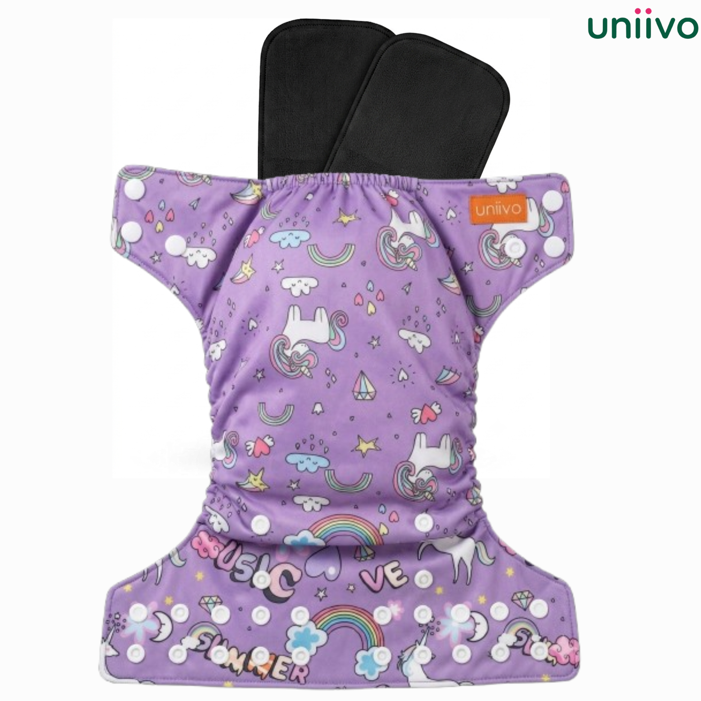 Uniivo Ultra Soft Printed Cloth Daiper Pack of 1