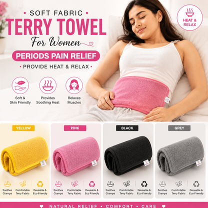 Uniivo Premium Bamboo Terry Heat Towel Pack of 4