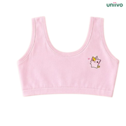 Slip on Teen Bras with Full Coverage Comfortable Stretchy Cotton