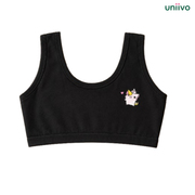 Slip on Teen Bras with Full Coverage Comfortable Stretchy Cotton