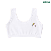 Slip on Teen Bras with Full Coverage Comfortable Stretchy Cotton