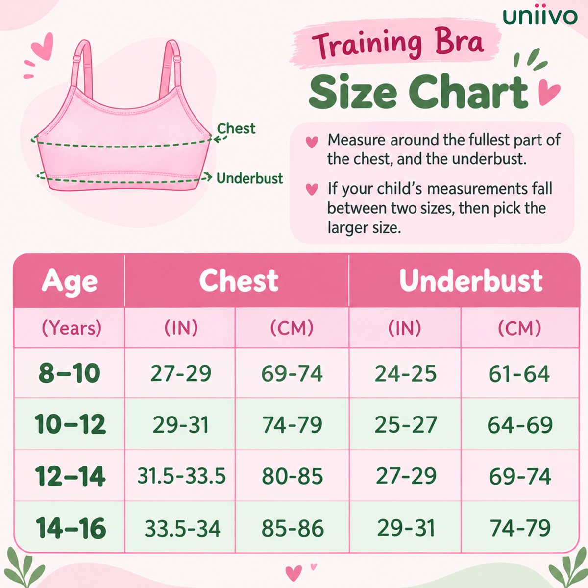 Slip on Teen Bras with Full Coverage Comfortable Stretchy Cotton