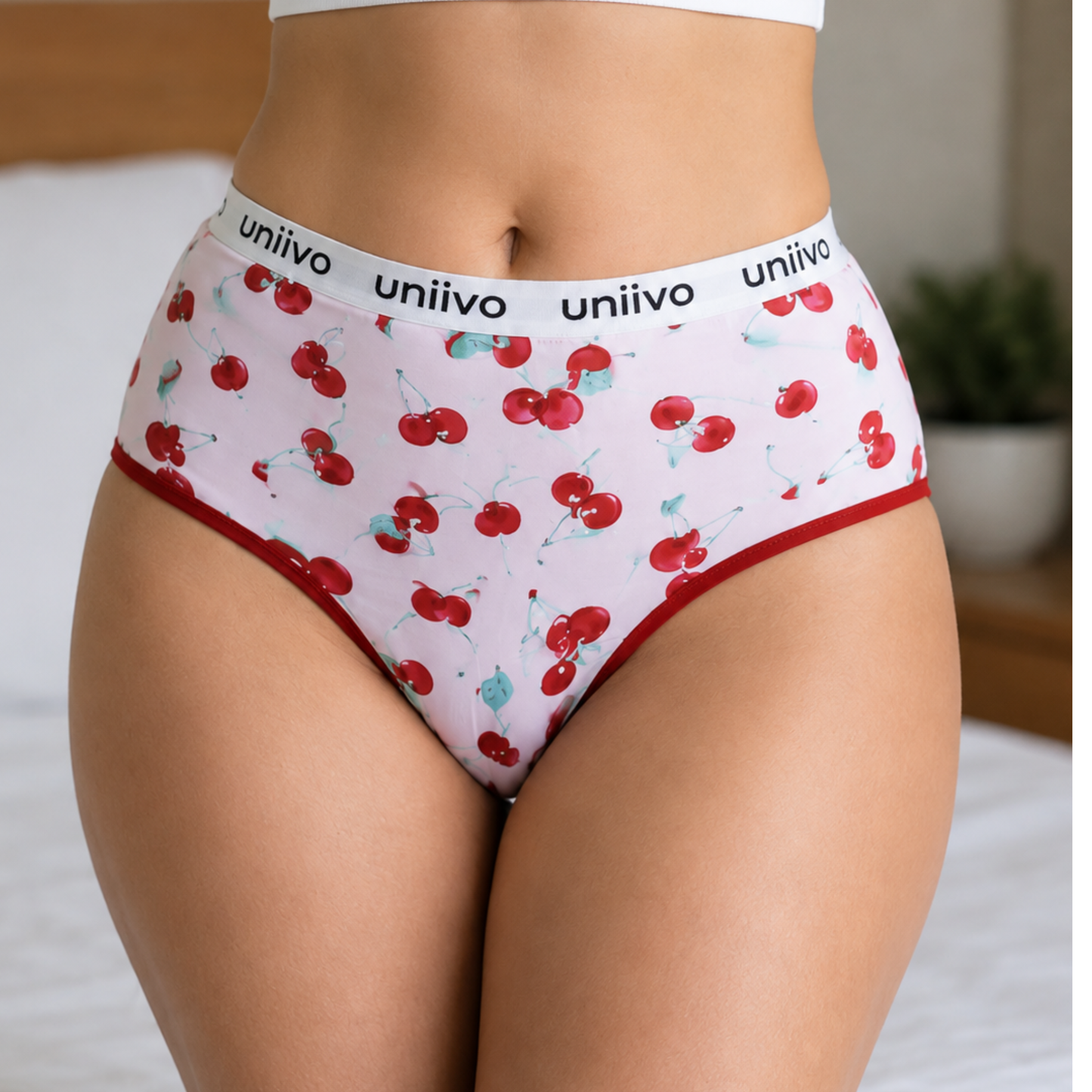 Uniivo Cherry Print Leakproof Period Panty