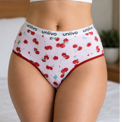 Uniivo Cherry Print Leakproof Period Panty