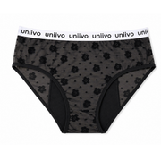 Uniivo black net reusable periods panty