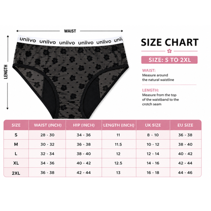 Uniivo Flow Comfort Panty Pack of 1