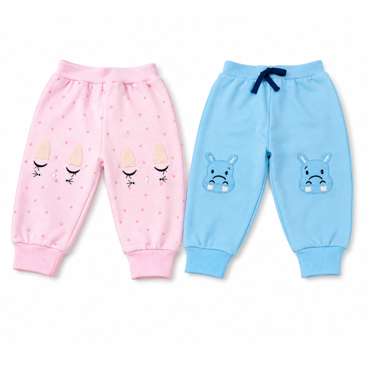 Uniivo Soft Baby Diaper Pants Stretchable Pack of 2