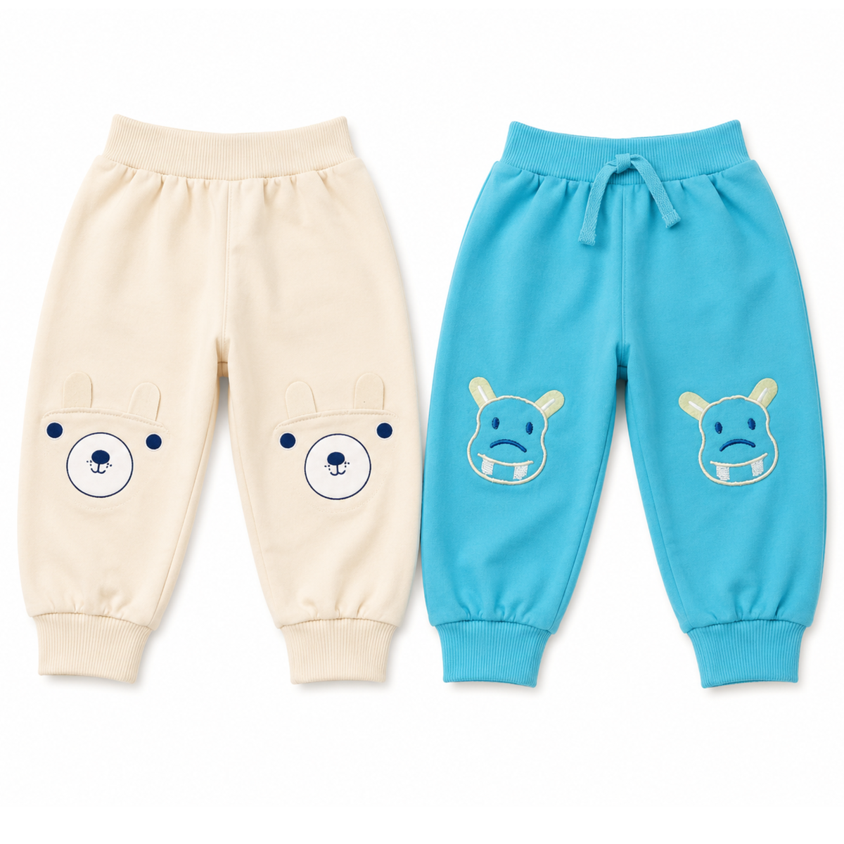Uniivo Soft Baby Diaper Pants Stretchable Pack of 2