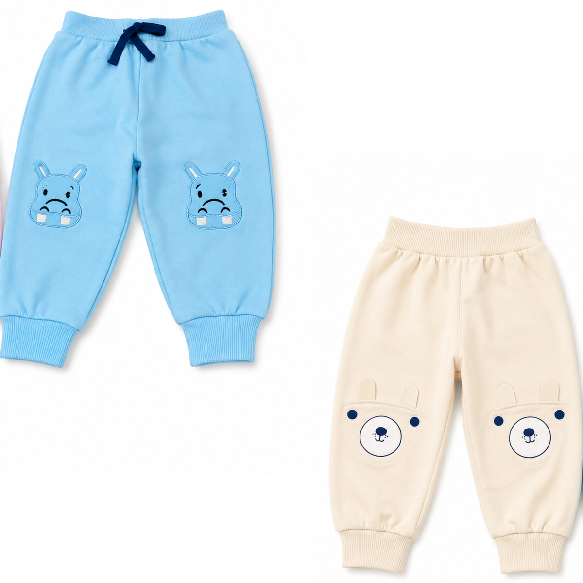 Uniivo Baby Diaper Legging for Unisex Baby Pack of 2
