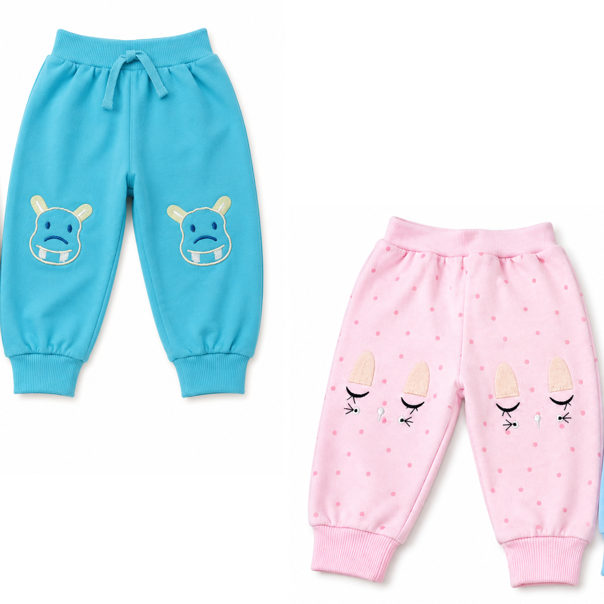 Uniivo Baby Diaper Legging for Unisex Baby Pack of 2