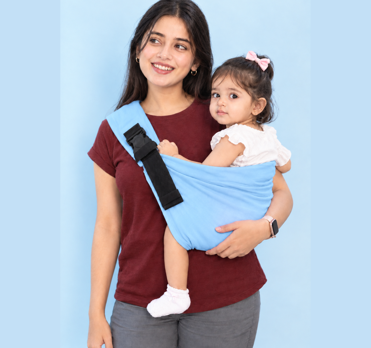 Uniivo Infant Baby Carrier - Adjustable Baby Sling for Newborn to Toddler for 0-36 Months Baby
