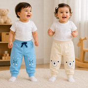 Uniivo Baby Diaper Legging for Unisex Baby Pack of 2
