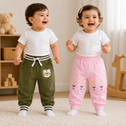 Uniivo Baby Diaper Legging for Unisex Baby Pack of 2