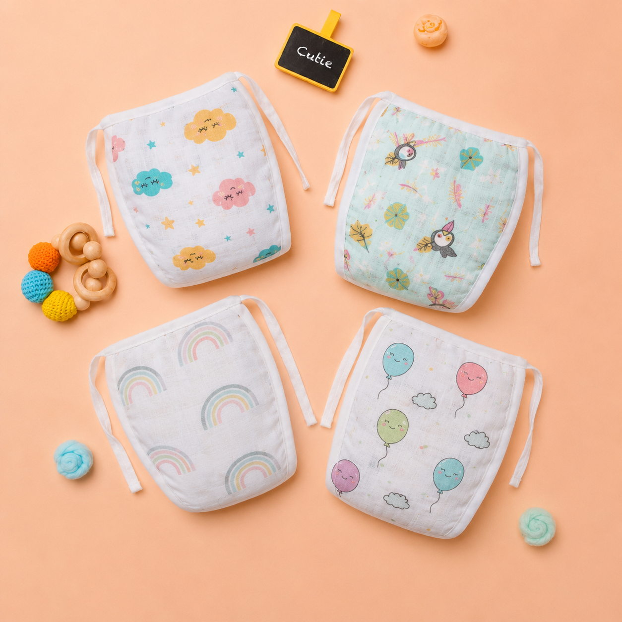 Uniivo Baby Double Padded Muslin Langot