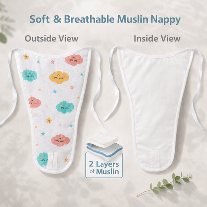 Uniivo Baby Double Padded Muslin Langot