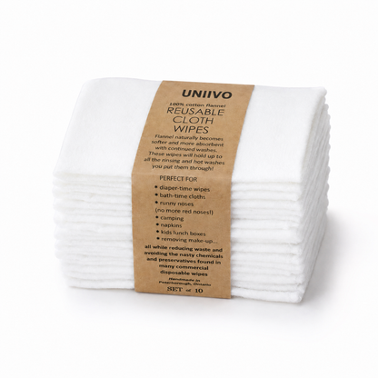 Uniivo Reusable Period Emergency Cloth Wips Pack of 10