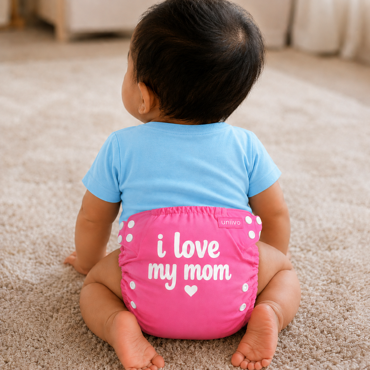 Uniivo Adjustable Cosmic Reusable Cloth Diaper Pack of 1