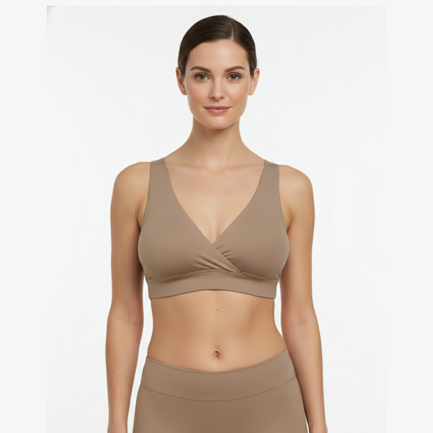 Uniivo Cotton Maternity & Nursing Bra – Wireless Seamless Breastfeeding Bra with Removable Pads