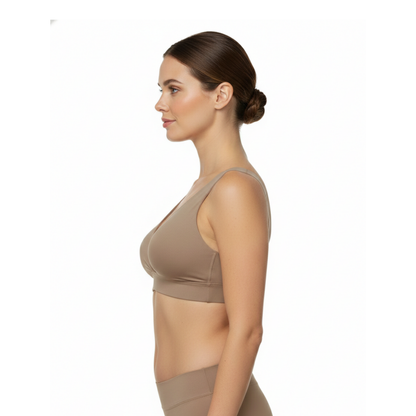 Uniivo Cotton Maternity & Nursing Bra – Wireless Seamless Breastfeeding Bra with Removable Pads