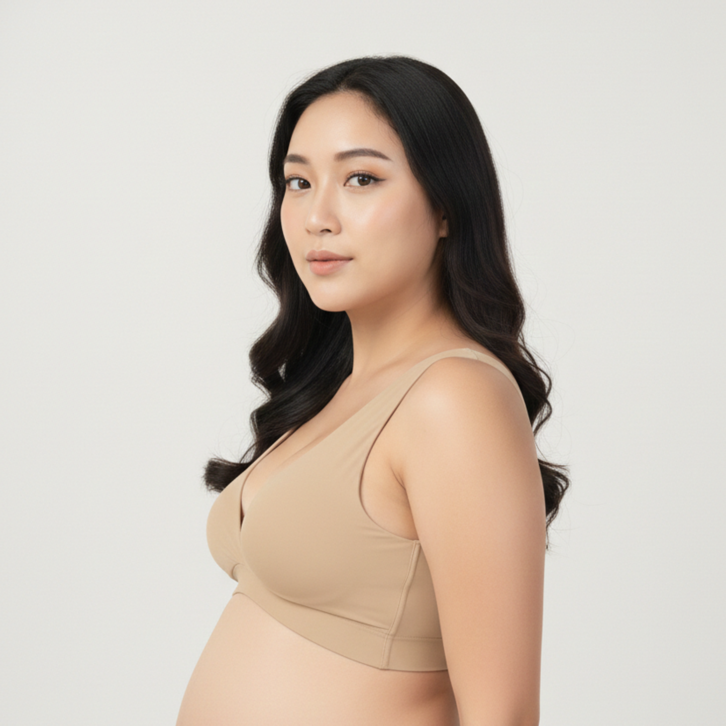 Uniivo Cotton Maternity & Nursing Bra – Wireless Seamless Breastfeeding Bra with Removable Pads