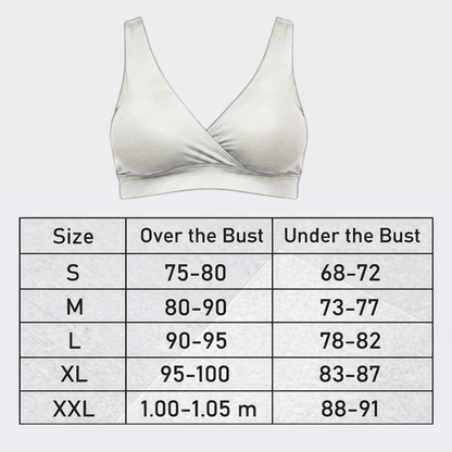 Uniivo Cotton Maternity & Nursing Bra – Wireless Seamless Breastfeeding Bra with Removable Pads