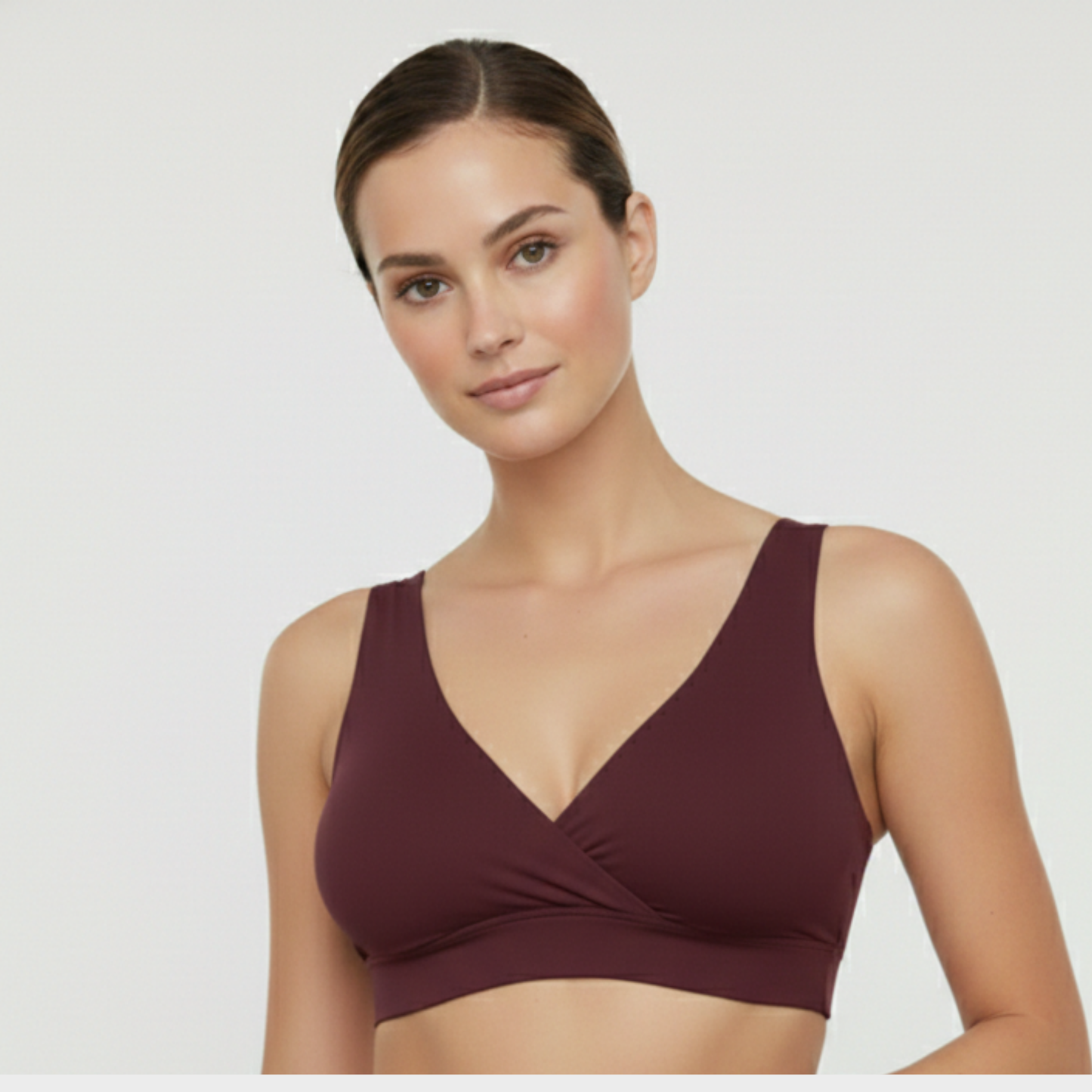Uniivo Cotton Maternity & Nursing Bra – Wireless Seamless Breastfeeding Bra with Removable Pads