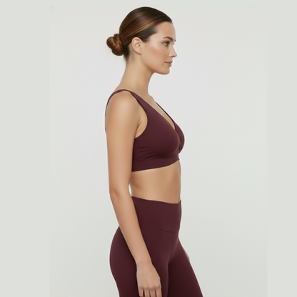 Uniivo Cotton Maternity & Nursing Bra – Wireless Seamless Breastfeeding Bra with Removable Pads