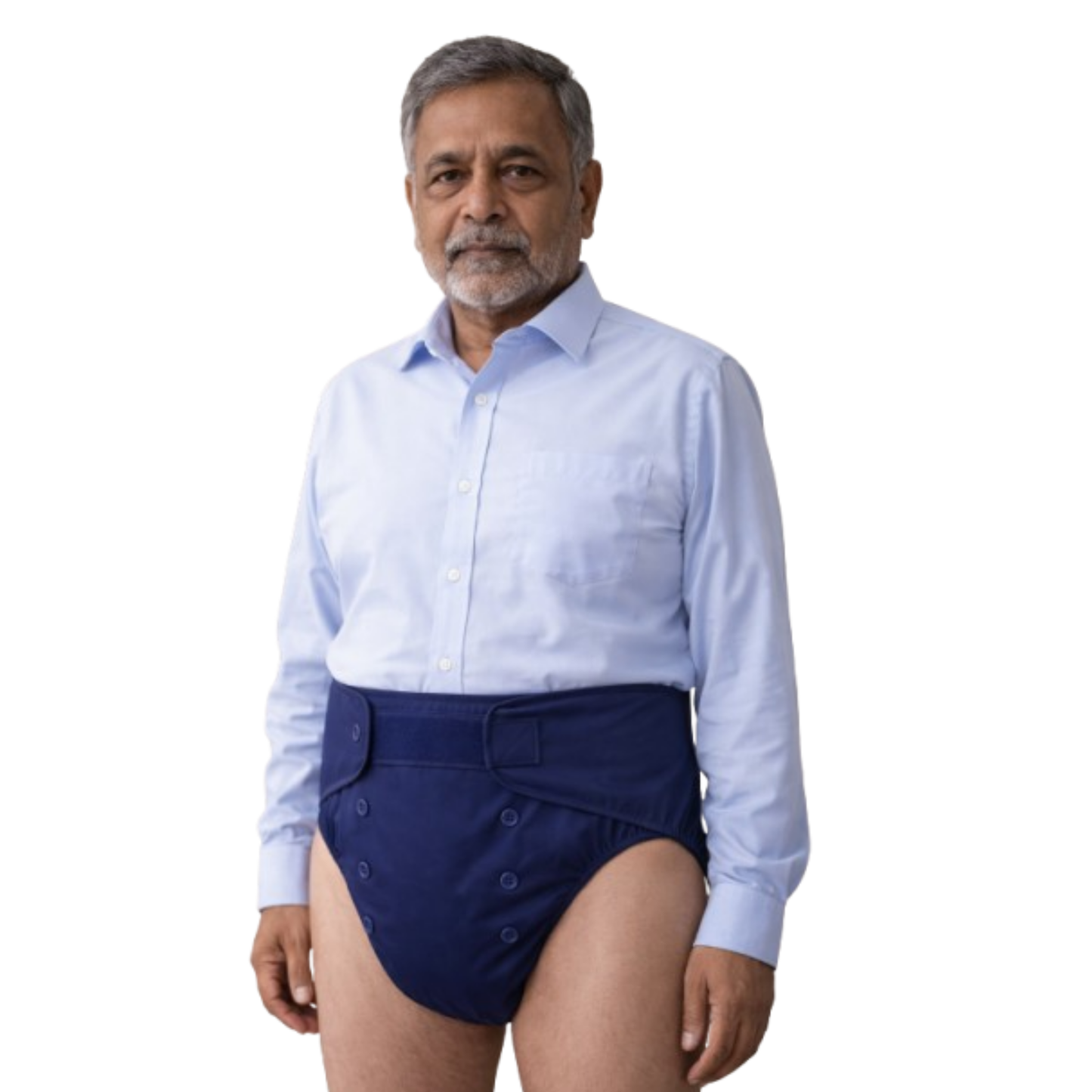 Uniivo Reusable Adult Cloth Diaper for Men – Washable Incontinence Underwear, Leakproof & Absorbent