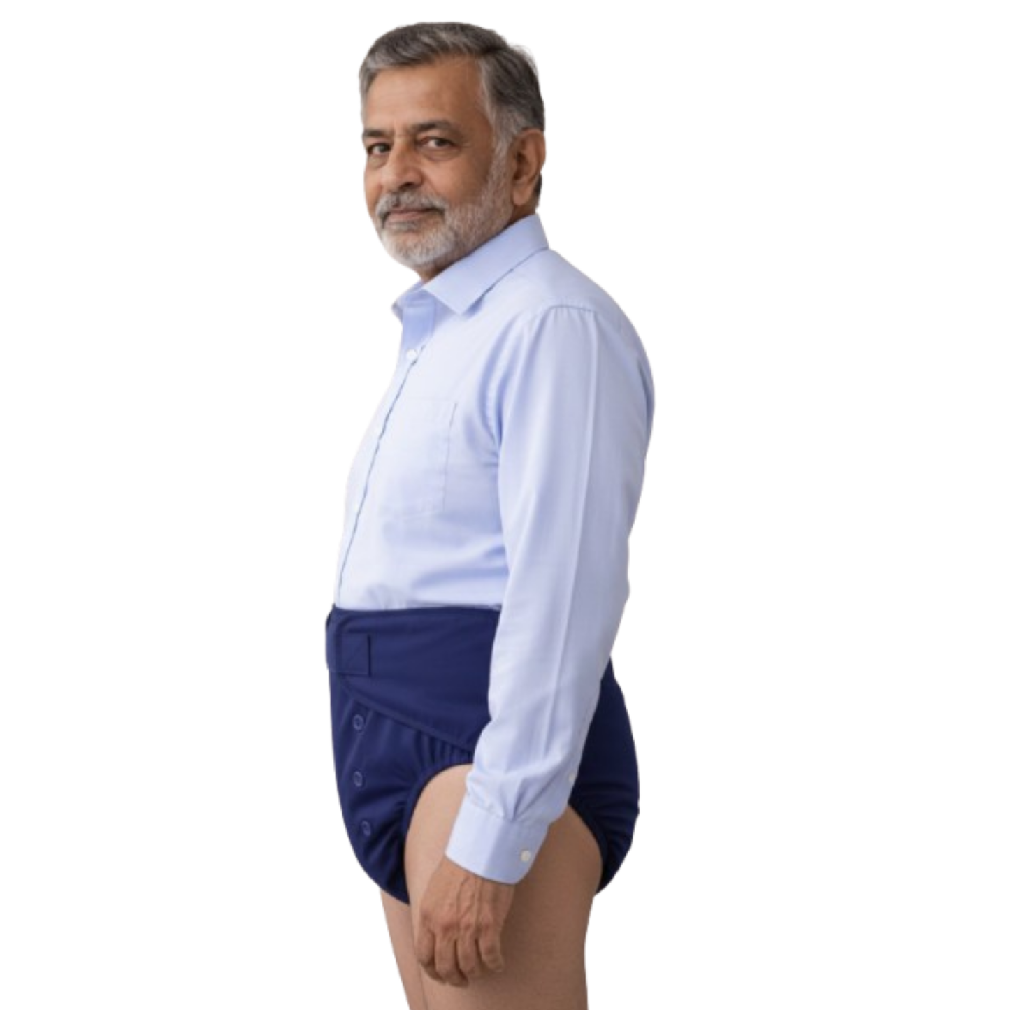 Uniivo Reusable Adult Cloth Diaper for Men – Washable Incontinence Underwear, Leakproof & Absorbent