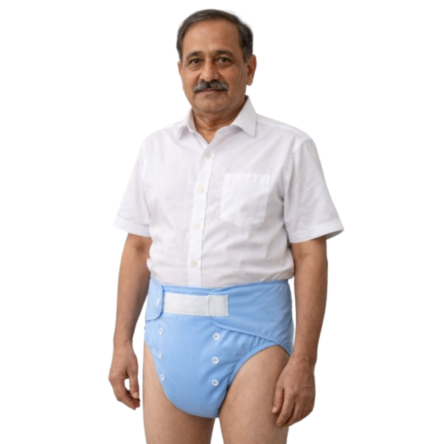 Uniivo Reusable Adult Cloth Diaper for Men – Washable Incontinence Underwear, Leakproof & Absorbent