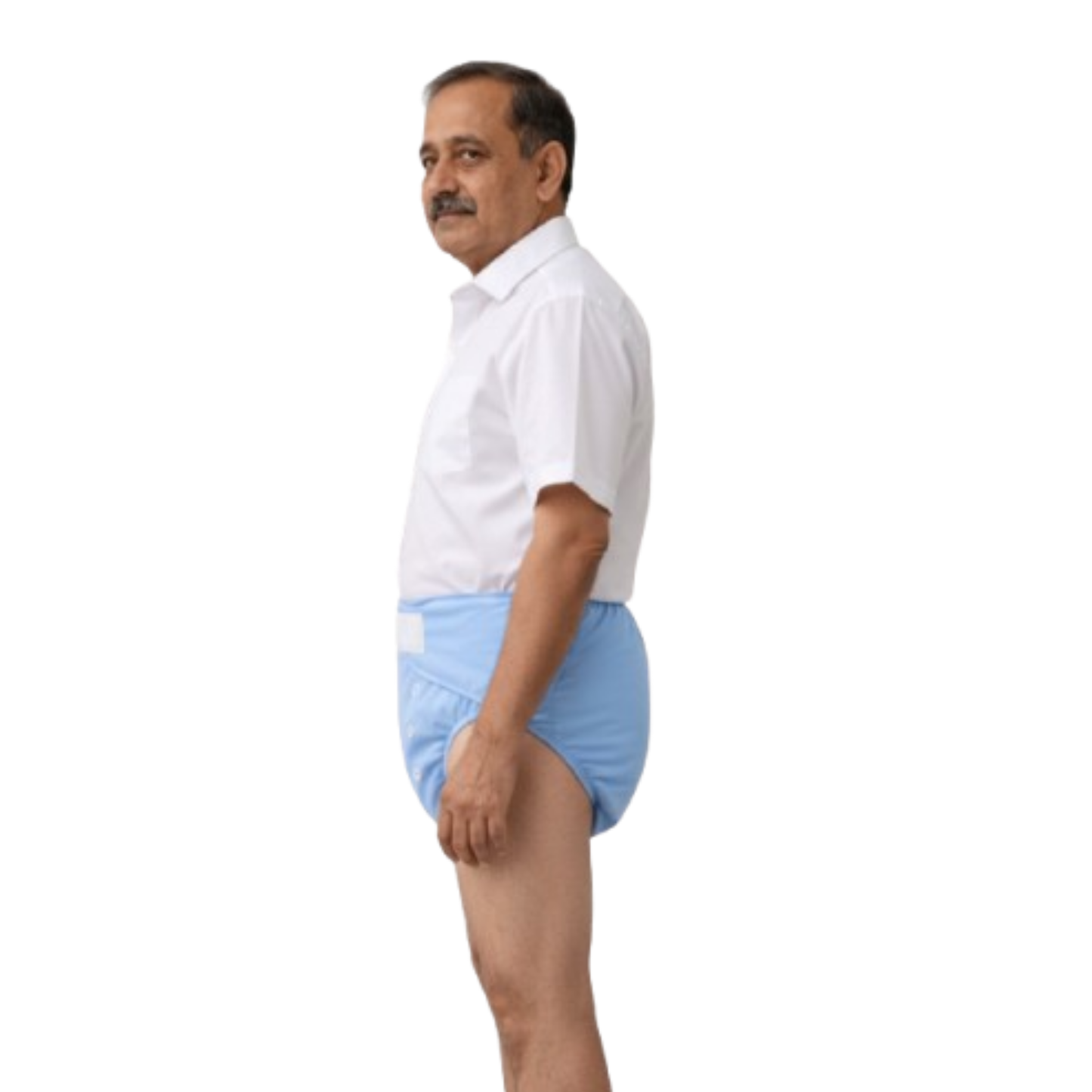 Uniivo Reusable Adult Cloth Diaper for Men – Washable Incontinence Underwear, Leakproof & Absorbent
