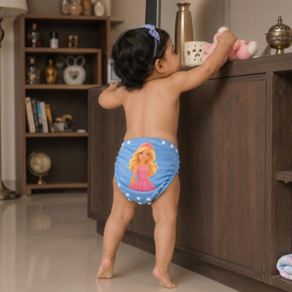 Uniivo Reusable Baby Cloth Diaper – Eco-Friendly, Adjustable, Leak-Proof Cotton Nappy for Kids