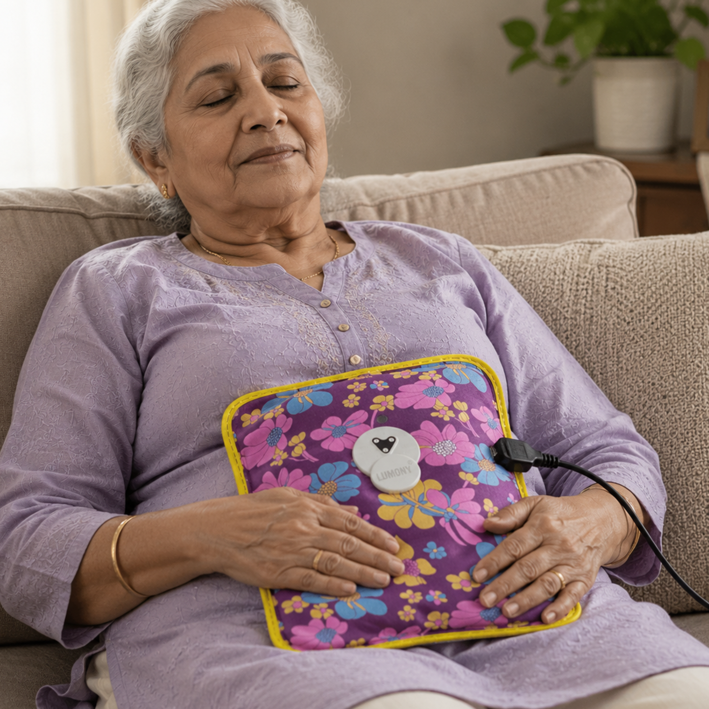 Uniivo Electric Hot Water Bag – Rechargeable Heating Pad for Pain Relief & Warm Therapy