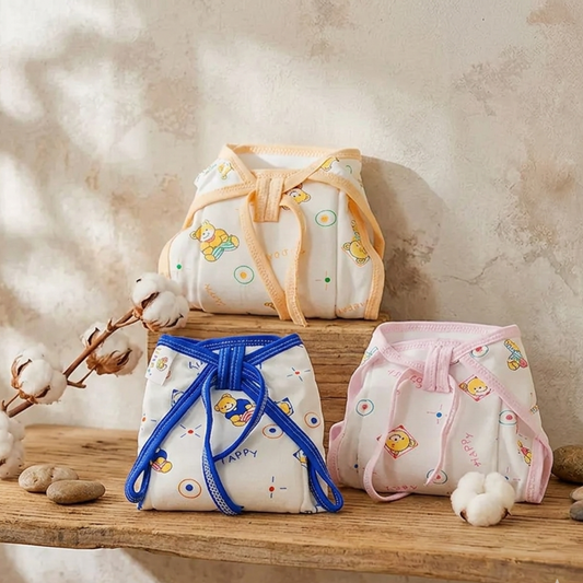 Uniivo Double Padded Baby Langot – Soft Cotton, Extra Absorbent, Reusable Nappy for Babies
