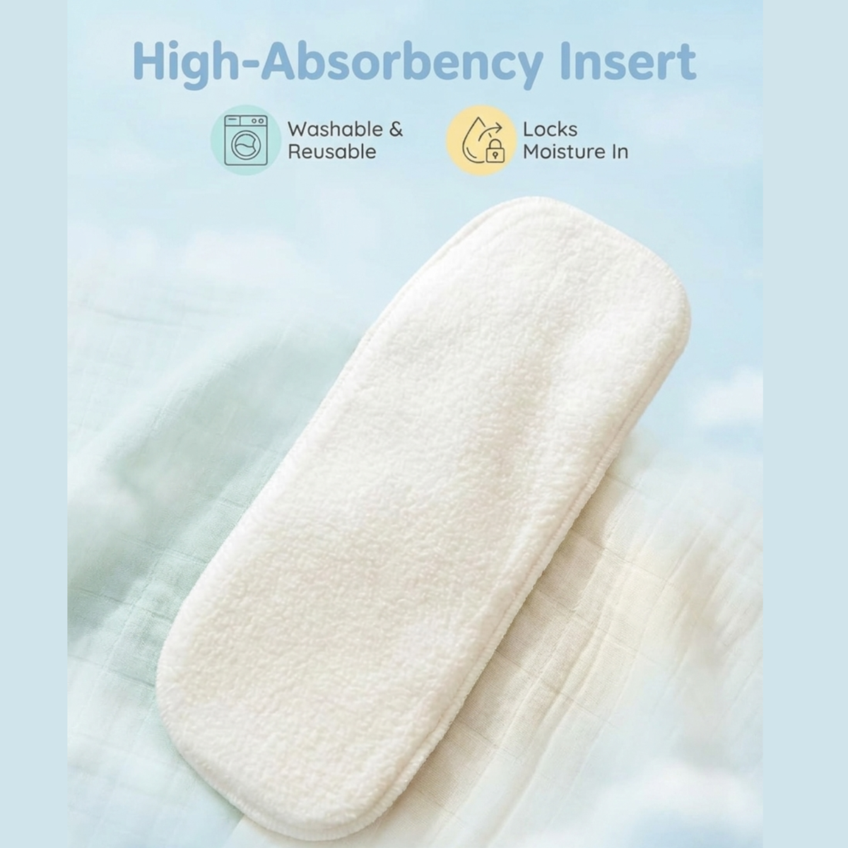 Uniivo Leakproof Reusable Diaper Insert