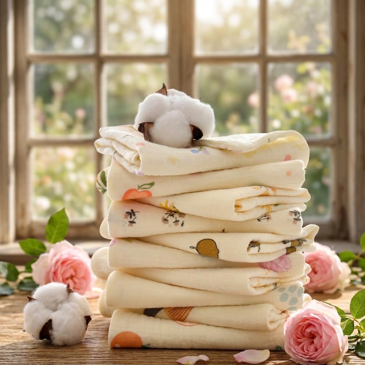 Uniivo Premium Baby Wipes Cotton Face Towels