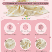Uniivo Premium Baby Wipes Cotton Face Towels