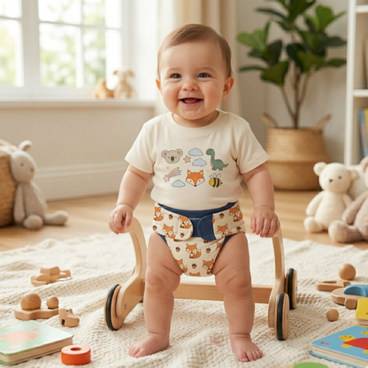 Uniivo Soft Cotton Baby Langot – Padded, Breathable & Reusable Nappy for Daily Comfort