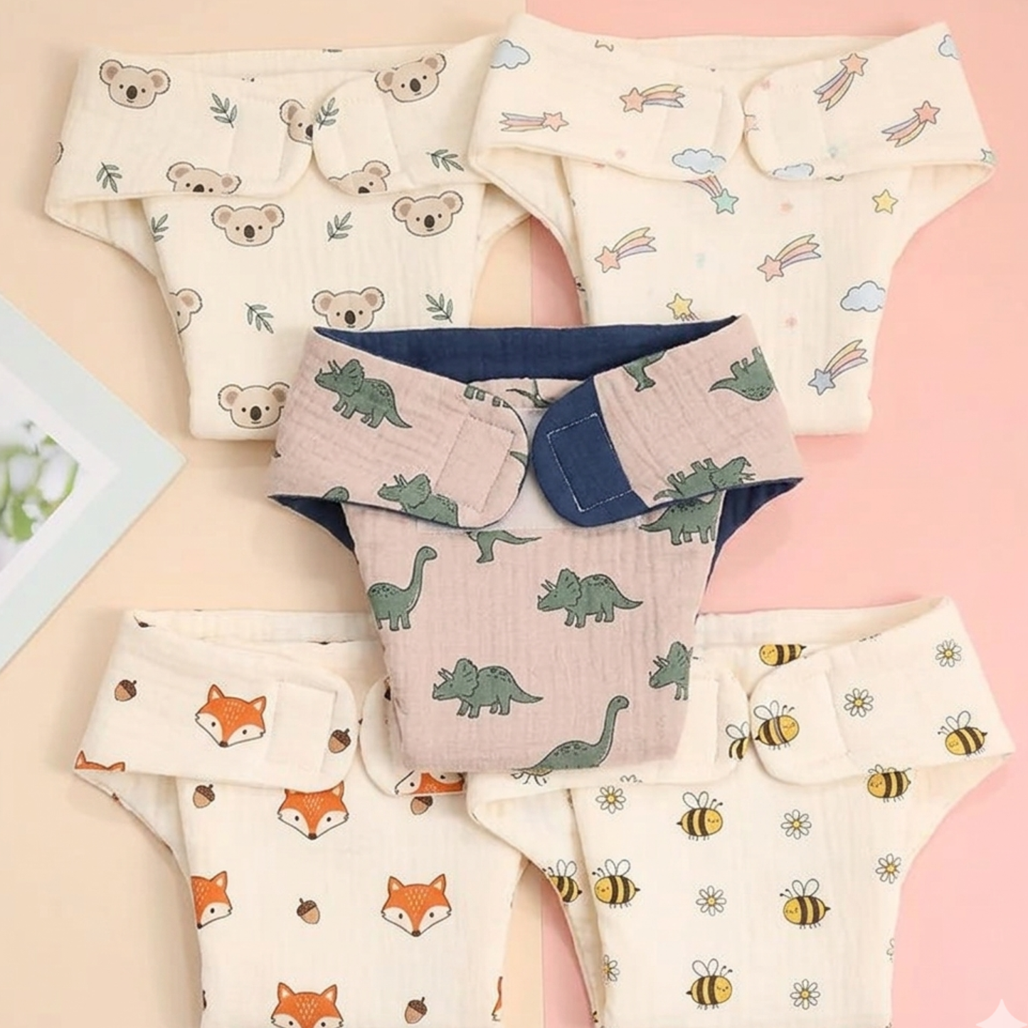 Uniivo Soft Cotton Baby Langot – Padded, Breathable & Reusable Nappy for Daily Comfort