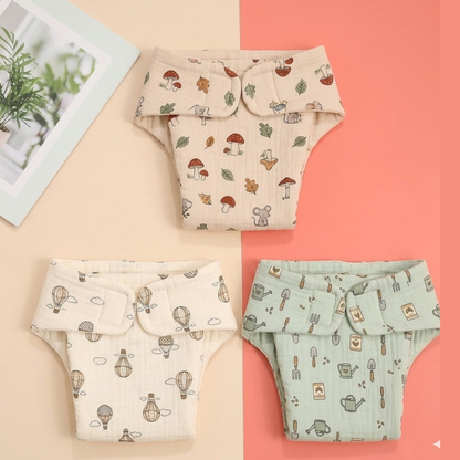 Uniivo Soft Cotton Baby Langot – Padded, Breathable & Reusable Nappy for Daily Comfort