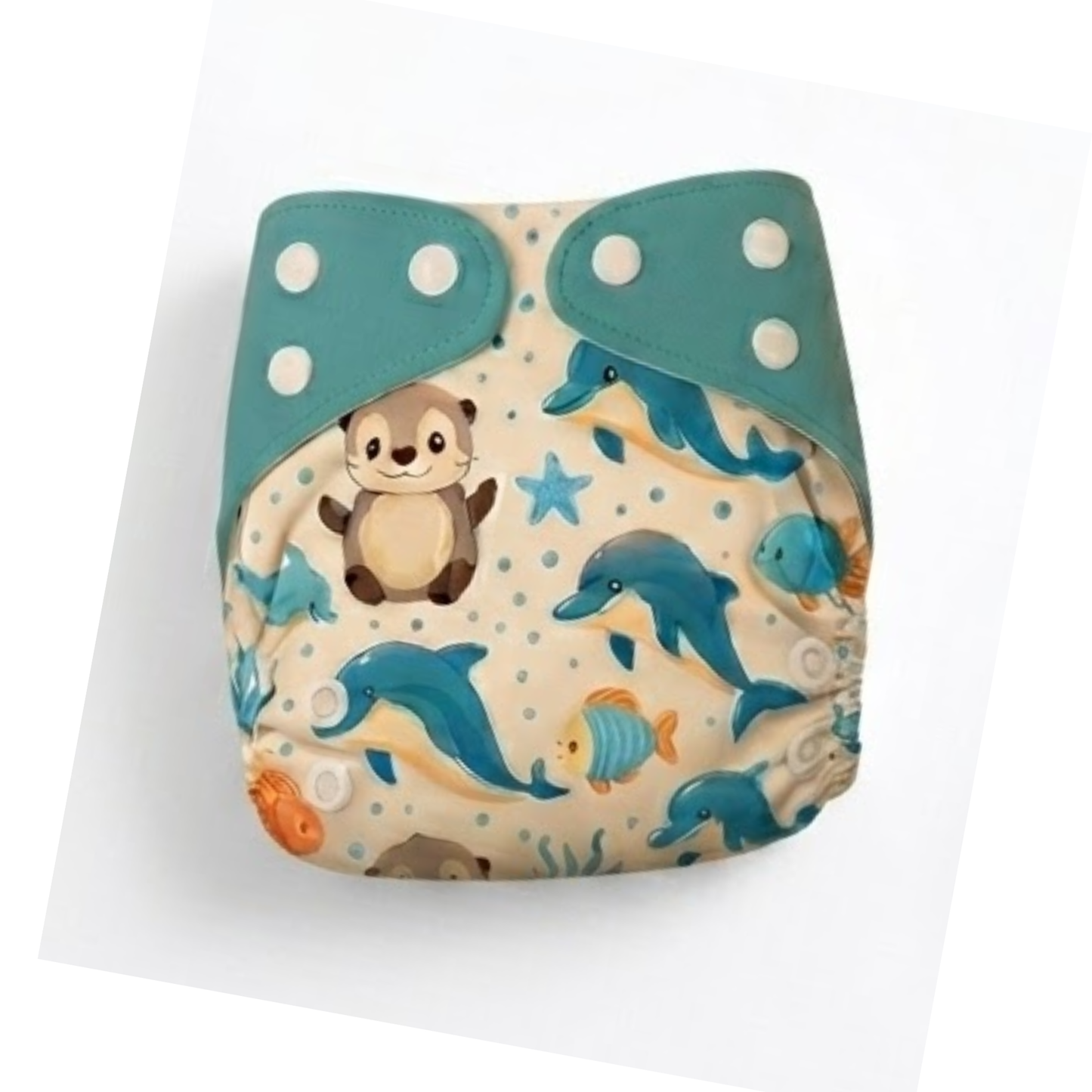 Uniivo Cute Printed Baby Diaper – Reusable, Soft Cotton & Leak-Proof Comfort Fit