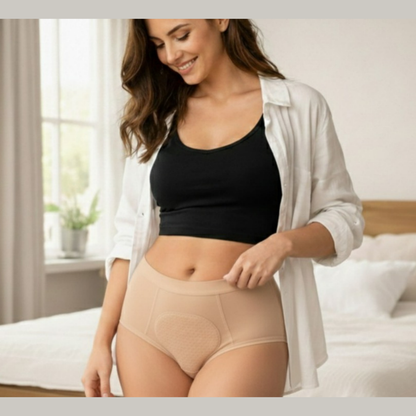 Uniivo Reusable Period Panty – Leakproof, Heavy Flow Absorbent, Washable Menstrual Underwear for Women