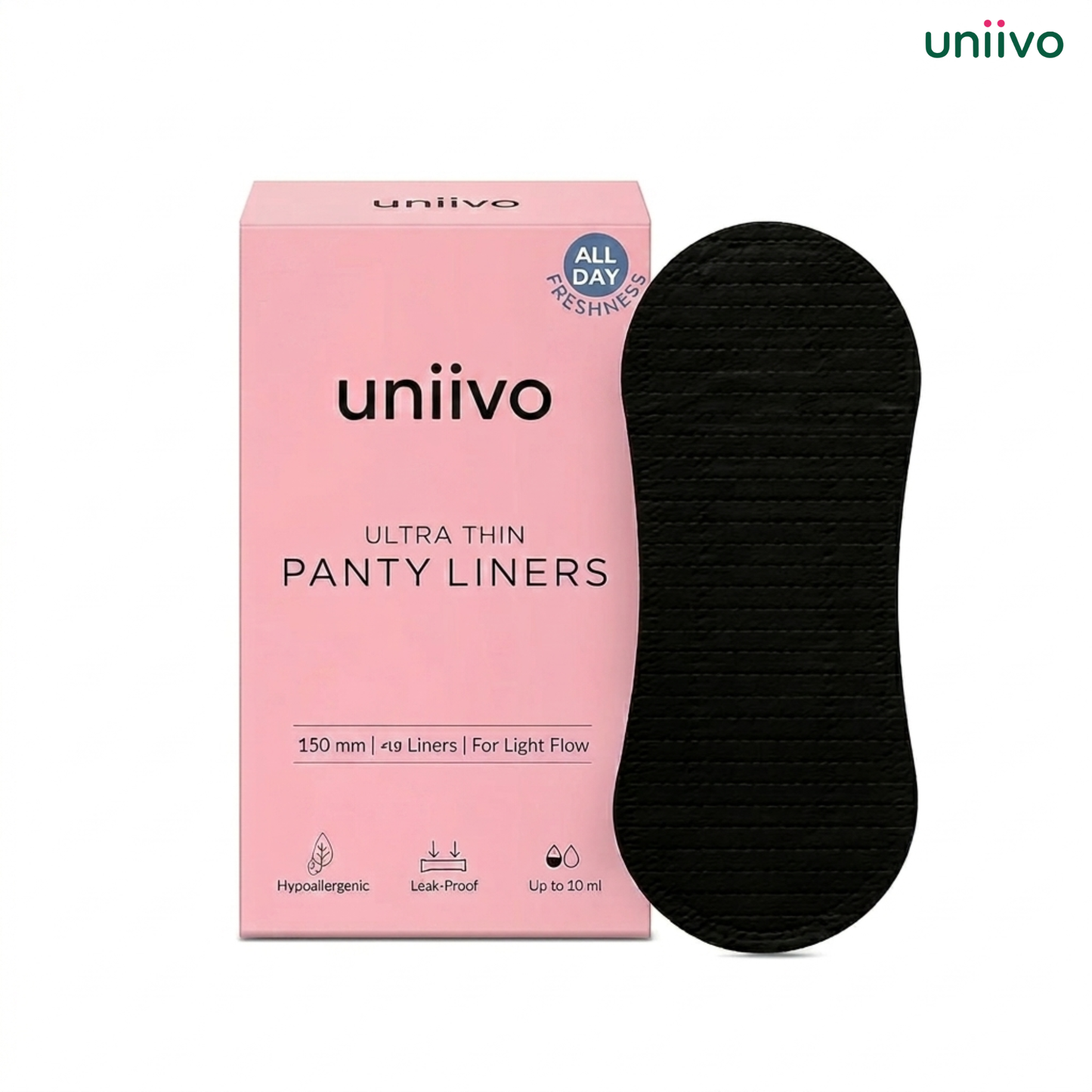 Uniivo Reusable Panty Liners – Soft, Leak-Proof & Washable Daily Hygiene Pads for Women