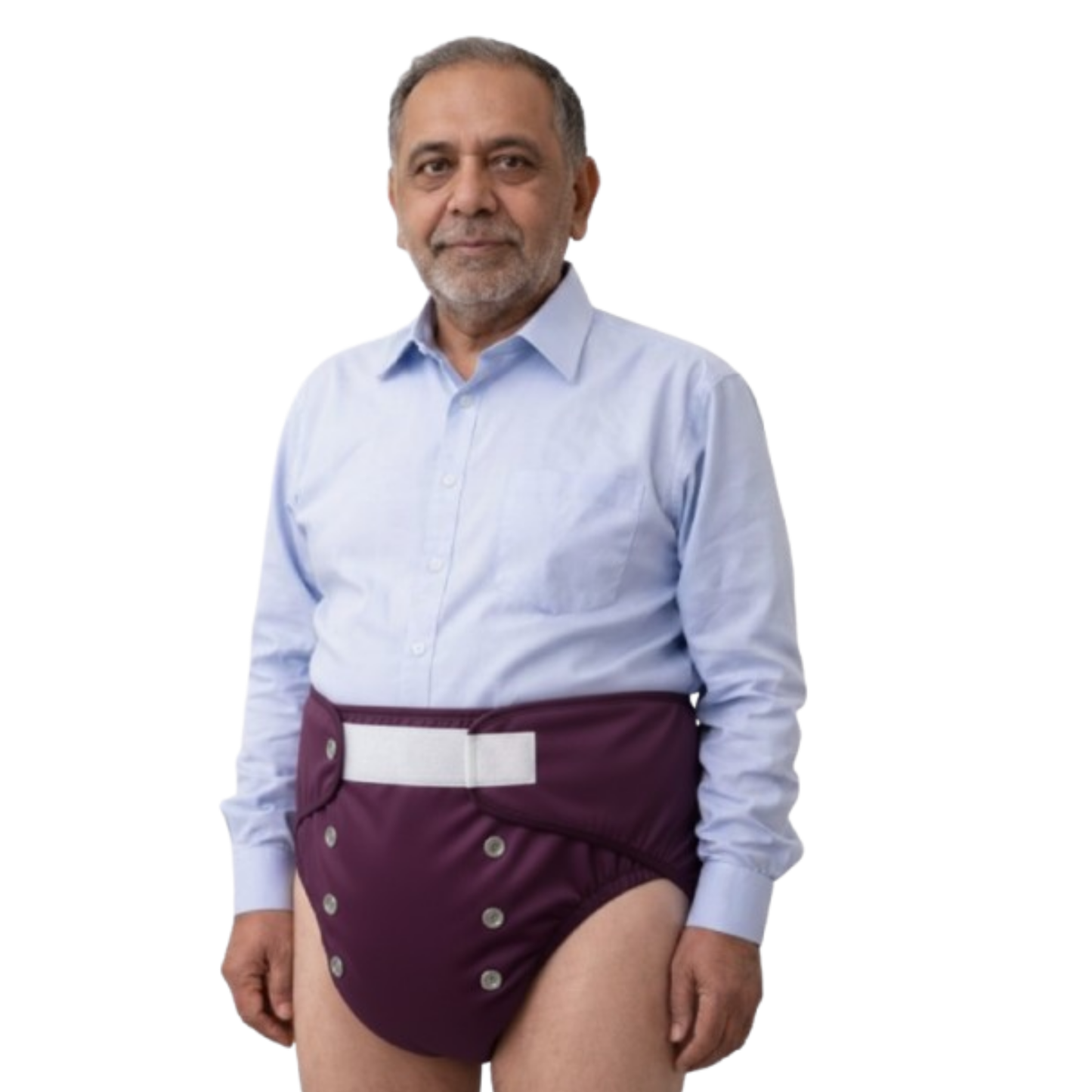 Uniivo Reusable Adult Cloth Diaper for Men – Washable Incontinence Underwear, Leakproof & Absorbent